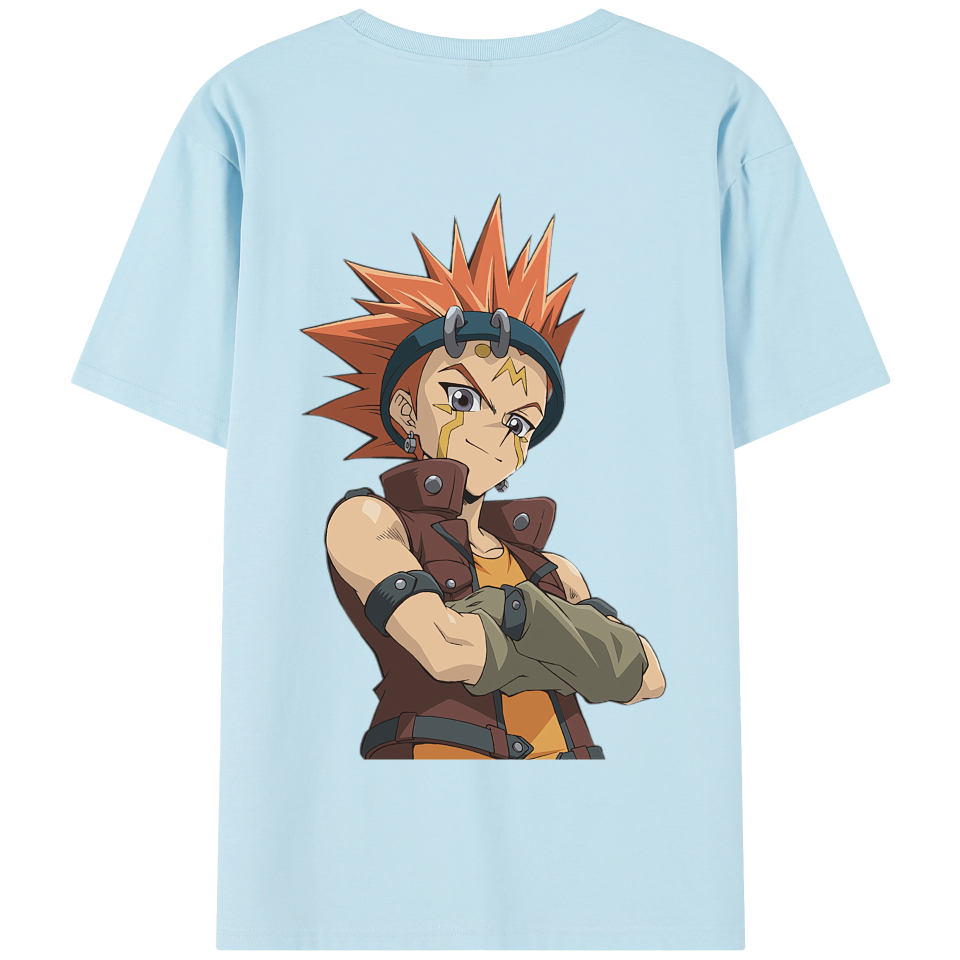 （画像用） 遊☆戯☆王 Yu-Gi-Oh! 綿100％半袖Tシャツ（背面プリント）